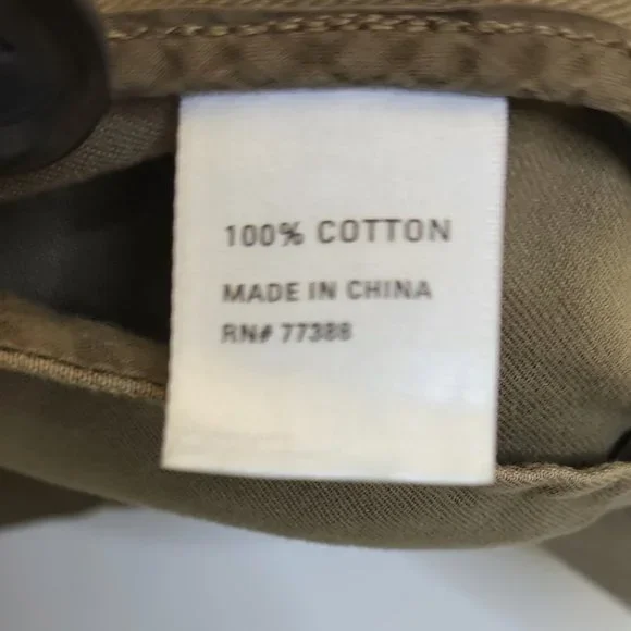 New Haven Supply Chino Jacket XS Tan Twill Cargo Pockets Cinch Waist - Picture 13 of 13